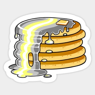 Demigender Pride Pancakes LGBT Sticker